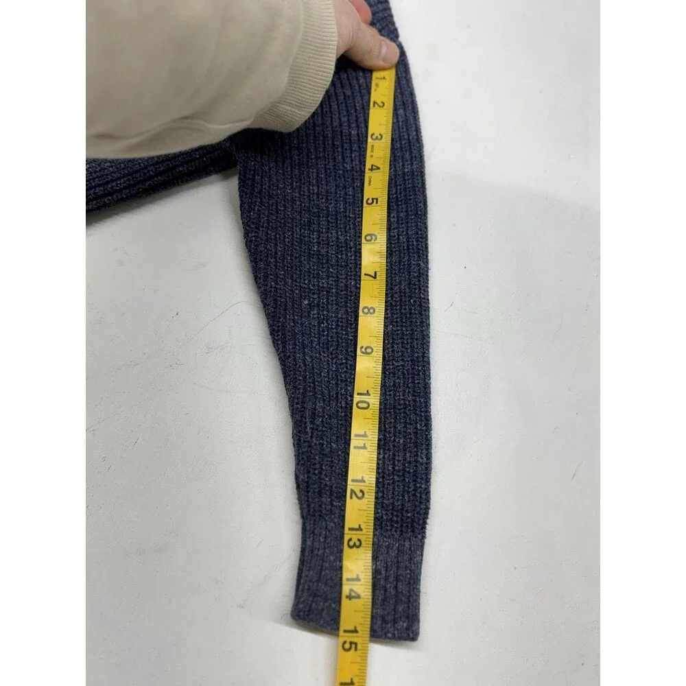 GAP Chunky Knit Ribbed Sweater Pullover Heavyweight Blue Unisex Kids 5T